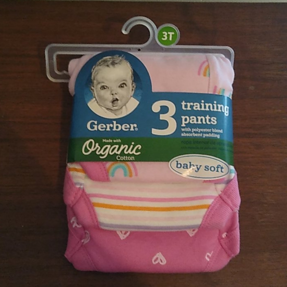 3T Gerber Organic cotton training pants